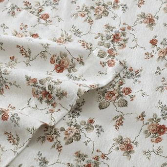 Laura Ashley Ashfield Printed Flannel Sheet Set