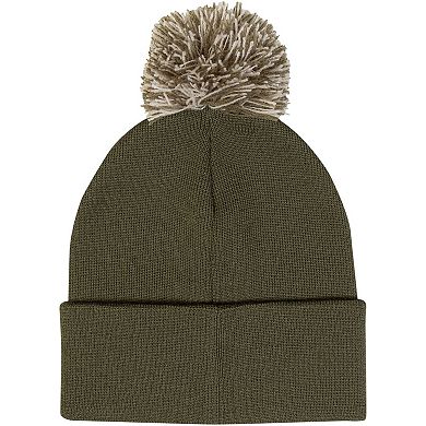 Men's Under Armour Green Auburn Tigers Freedom Collection Cuffed Knit Hat with Pom