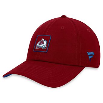 Men's Fanatics Branded Burgundy Colorado Avalanche Authentic Pro Rink Adjustable Hat