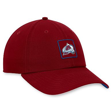 Men's Fanatics Branded  Burgundy Colorado Avalanche Authentic Pro Rink Adjustable Hat