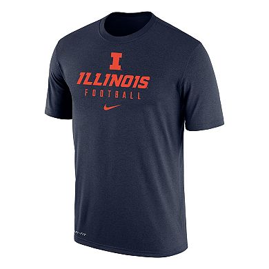 Men's Nike  Navy Illinois Fighting Illini Changeover Performance T-Shirt