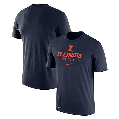 Men's Nike  Navy Illinois Fighting Illini Changeover Performance T-Shirt