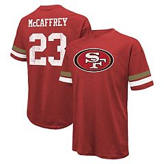 Deebo Samuel San Francisco 49ers Fanatics Branded Women's Player Raglan Name & Number 3/4-Sleeve T-Shirt - Cream/Scarlet