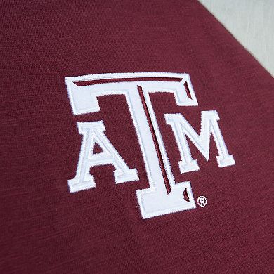 Men's Mitchell & Ness Maroon Texas A&M Aggies Legendary Slub Raglan Long Sleeve T-Shirt