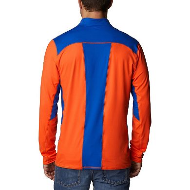 Men's Columbia Orange Florida Gators Tech Trail™ Omni-Shade Quarter-Zip Top