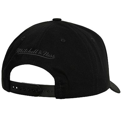 Men's Mitchell & Ness  Black Inter Miami CF Logo Low Profile Adjustable Hat