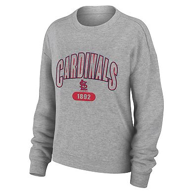 Women's WEAR by Erin Andrews Gray St. Louis Cardinals Knitted Lounge Set