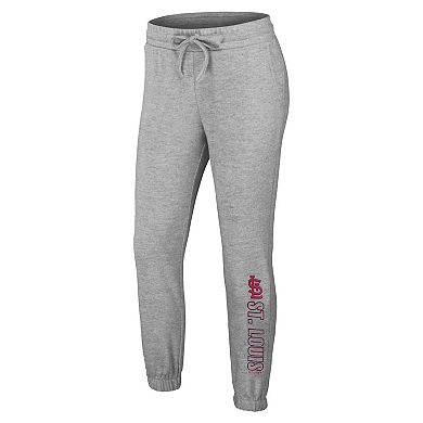 Women's WEAR by Erin Andrews Gray St. Louis Cardinals Knitted Lounge Set