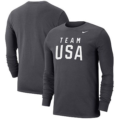 Men's Nike Anthracite Team USA Performance T-Shirt