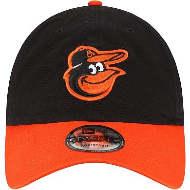 Men's New Era Black Baltimore Orioles Replica Core Classic 9TWENTY Adjustable Hat