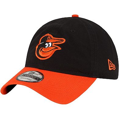 Men's New Era Black Baltimore Orioles Replica Core Classic 9TWENTY Adjustable Hat