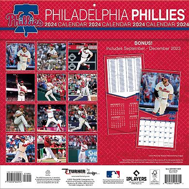 Philadelphia Phillies 2024 12 x 12 Team Wall Calendar