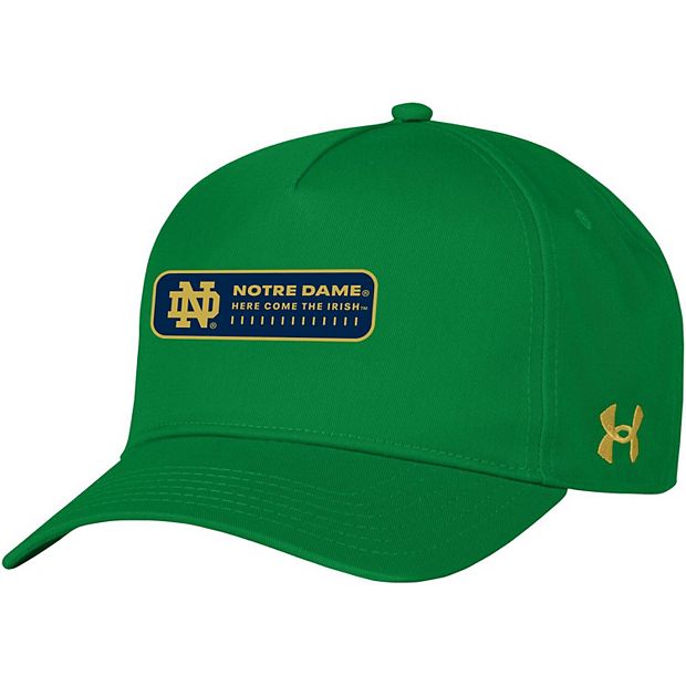 Men s Under Armour Green Notre Dame Fighting Irish 2023 Sideline Adjustable Hat