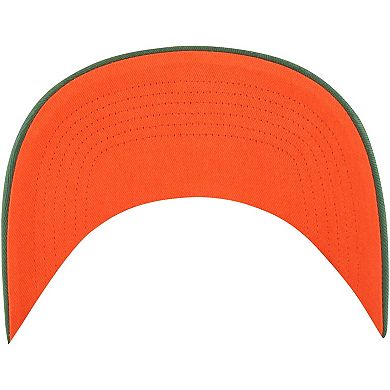 Men's '47 Green Miami Hurricanes Overhand Hitch Adjustable Hat