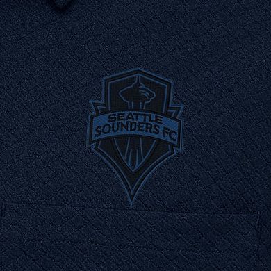 Men's Antigua Navy Seattle Sounders FC Streamer Diamond Button-Up Shacket