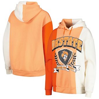 Women's Gameday Couture Orange Oklahoma State Cowboys Hall of Fame Colorblock Pullover Hoodie