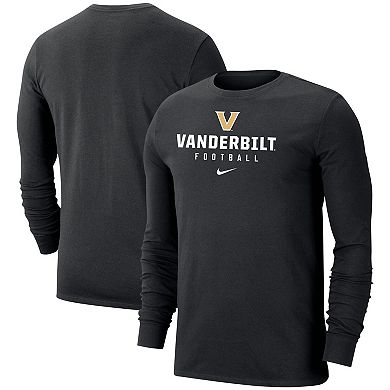 Men's Nike Black Vanderbilt Commodores Performance Long Sleeve T-Shirt