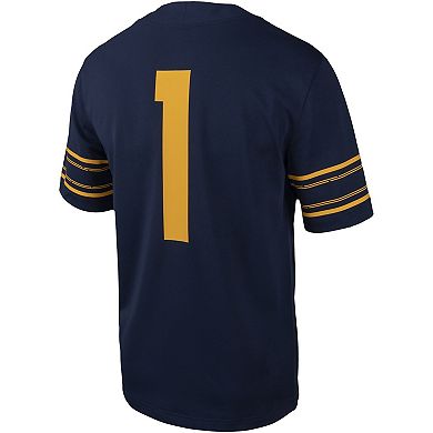 Men's Nike #1 Navy Cal Bears Untouchable Football Replica Jersey