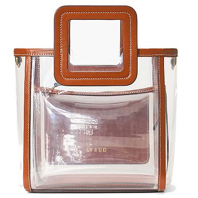 Women's STAUD Cleveland Browns Clear Mini Shirley Bag