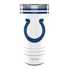 Logo Brands Indianapolis Colts 20-fl oz Stainless Steel White Cup