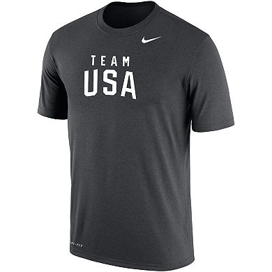 Men's Nike Anthracite Team USA Olympic Team Performance T-Shirt