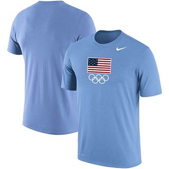 Men's Nike Light Blue Team USA Olympic Team Performance T-Shirt