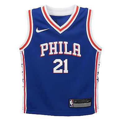 Preschool Nike Joel Embiid Royal Philadelphia 76ers Swingman Player Jersey - Icon Edition