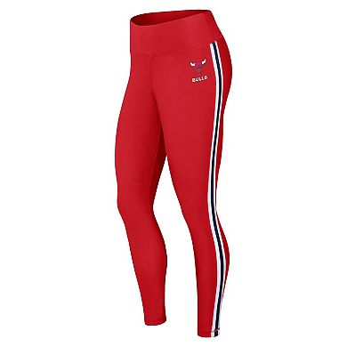 Women's WEAR by Erin Andrews Red Chicago Bulls Color-Block Leggings
