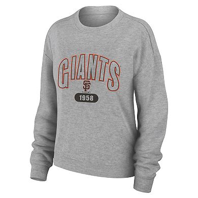 Women's WEAR by Erin Andrews Gray San Francisco Giants Knitted Lounge Set