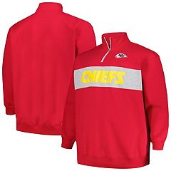 Men's Dunbrooke Red Kansas City Chiefs All-Star Tech Quarter-Zip Top