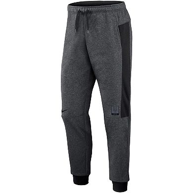 Men's Nike Heathered Gray/Black New York Mets Authentic Collection Flux Performance Jogger Pants