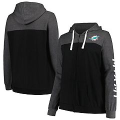 Women's Nike Heathered Black Miami Dolphins Performance Tank Top