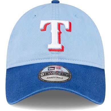 Men's New Era Royal Texas Rangers Team Replica Core Classic 9TWENTY Adjustable Hat