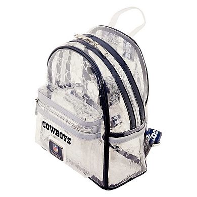 Loungefly Dallas Cowboys Clear Mini Backpack