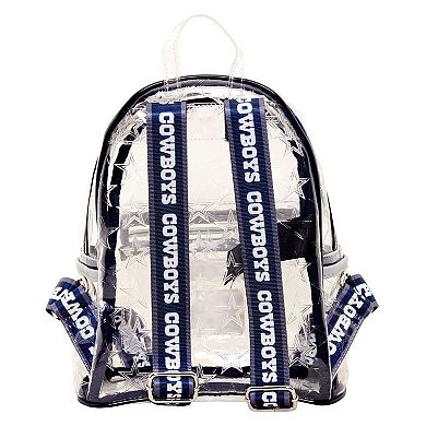 Loungefly Dallas Cowboys Clear Mini Backpack