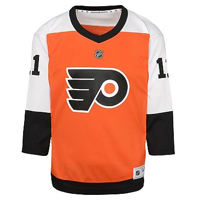 Youth Travis Konecny Burnt Orange Philadelphia Flyers Home Replica Player Jersey