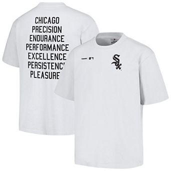 Men's PLEASURES White Chicago White Sox Precision T-Shirt
