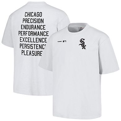 Men's PLEASURES White Chicago White Sox Precision T-Shirt