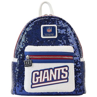 Loungefly New York Giants Sequin Mini Backpack