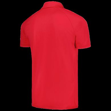 Men's Levelwear Red Los Angeles Angels Sector Batter Up Raglan Polo