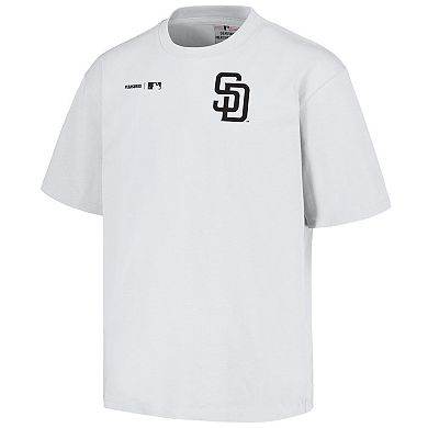Men's PLEASURES White San Diego Padres Precision T-Shirt