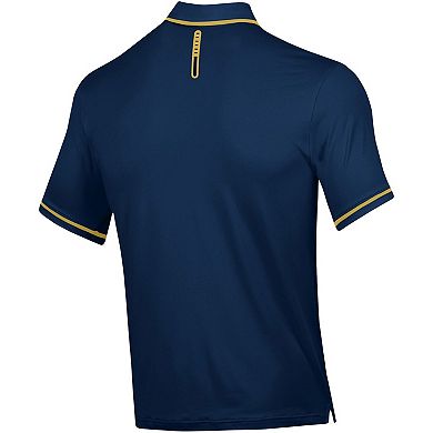 Men's Under Armour Navy Notre Dame Fighting Irish T2 Tipped Performance Polo