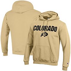 Men's Champion Gold Colorado Buffaloes Straight Over Logo T-Shirt