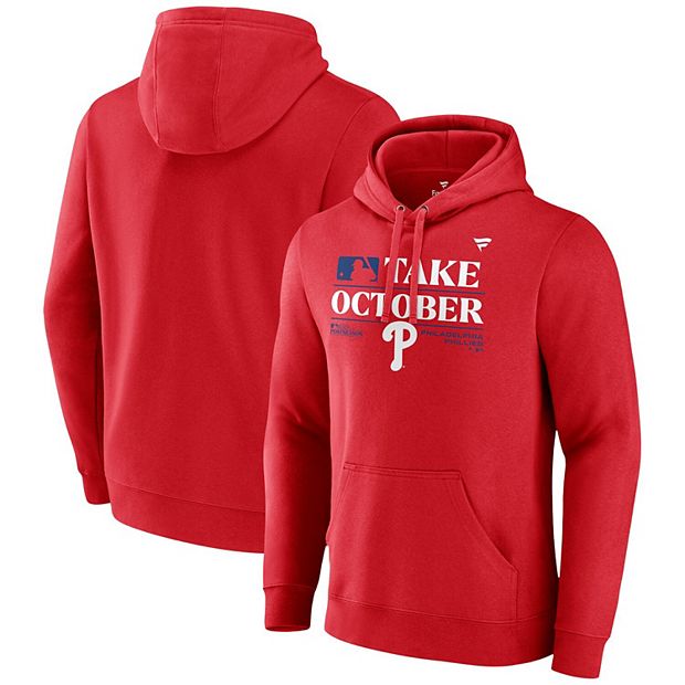 Women's Philadelphia Phillies Fanatics Branded Red Filled Stat Sheet  Pullover Hoodie