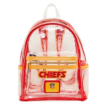 Loungefly Kansas City Chiefs Clear Mini Backpack