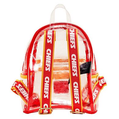 Loungefly Kansas City Chiefs Clear Mini Backpack