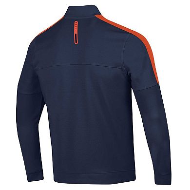 Men's Under Armour Navy Auburn Tigers Midlayer Half-Zip Jacket