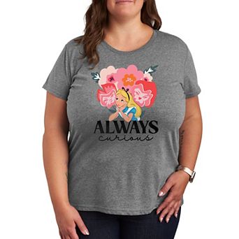 Disney's Alice in Wonderland Plus Always Curious Graphic Tee