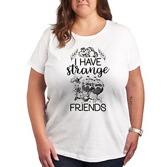 Disney's Alice in Wonderland Plus I Have Strange Friends Graphic Tee
