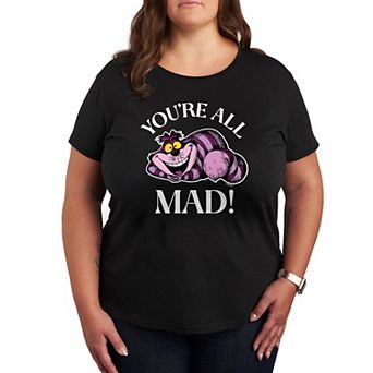Disney's Alice in Wonderland Plus You're All Mad Graphic Tee